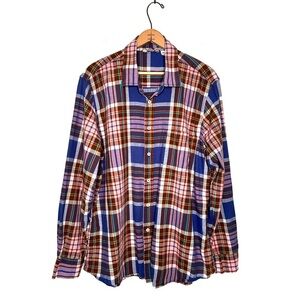 Boden | Men’s Plaid Button Down Shirt Size XXL
